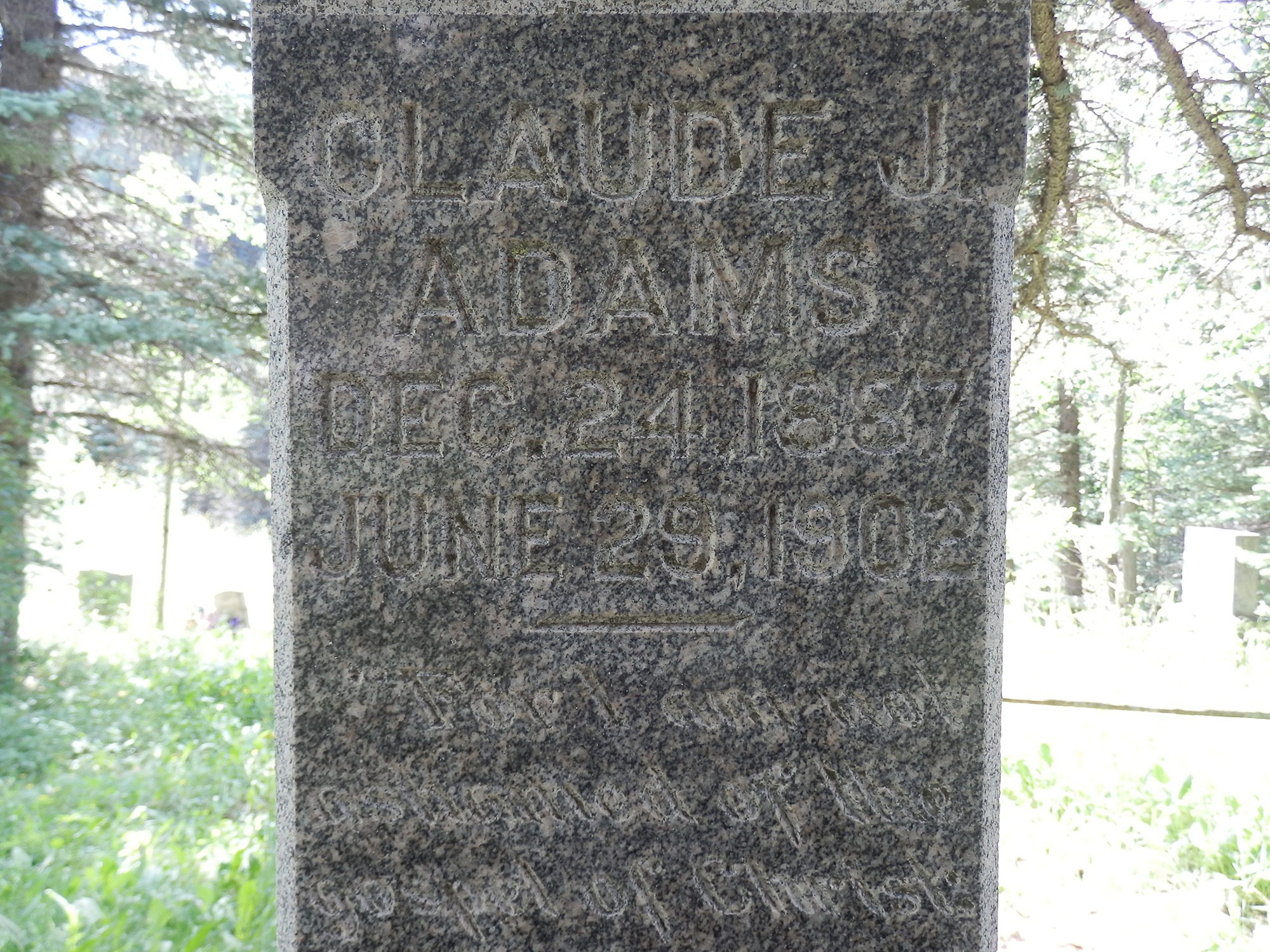 Adams, Claude J